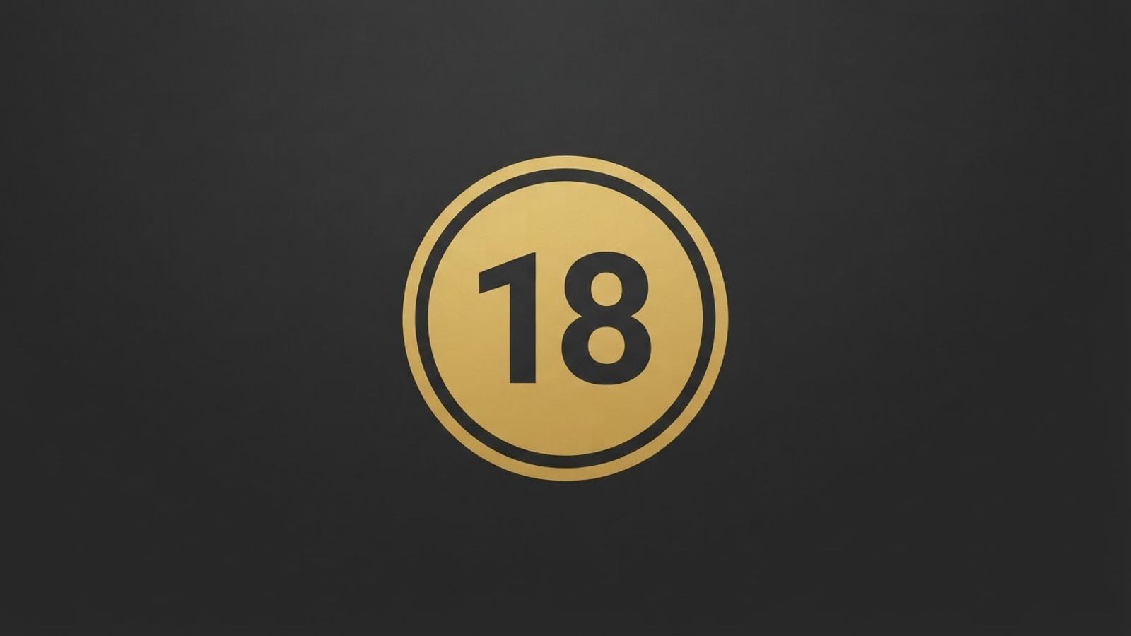 18 plus age restriction badge icon