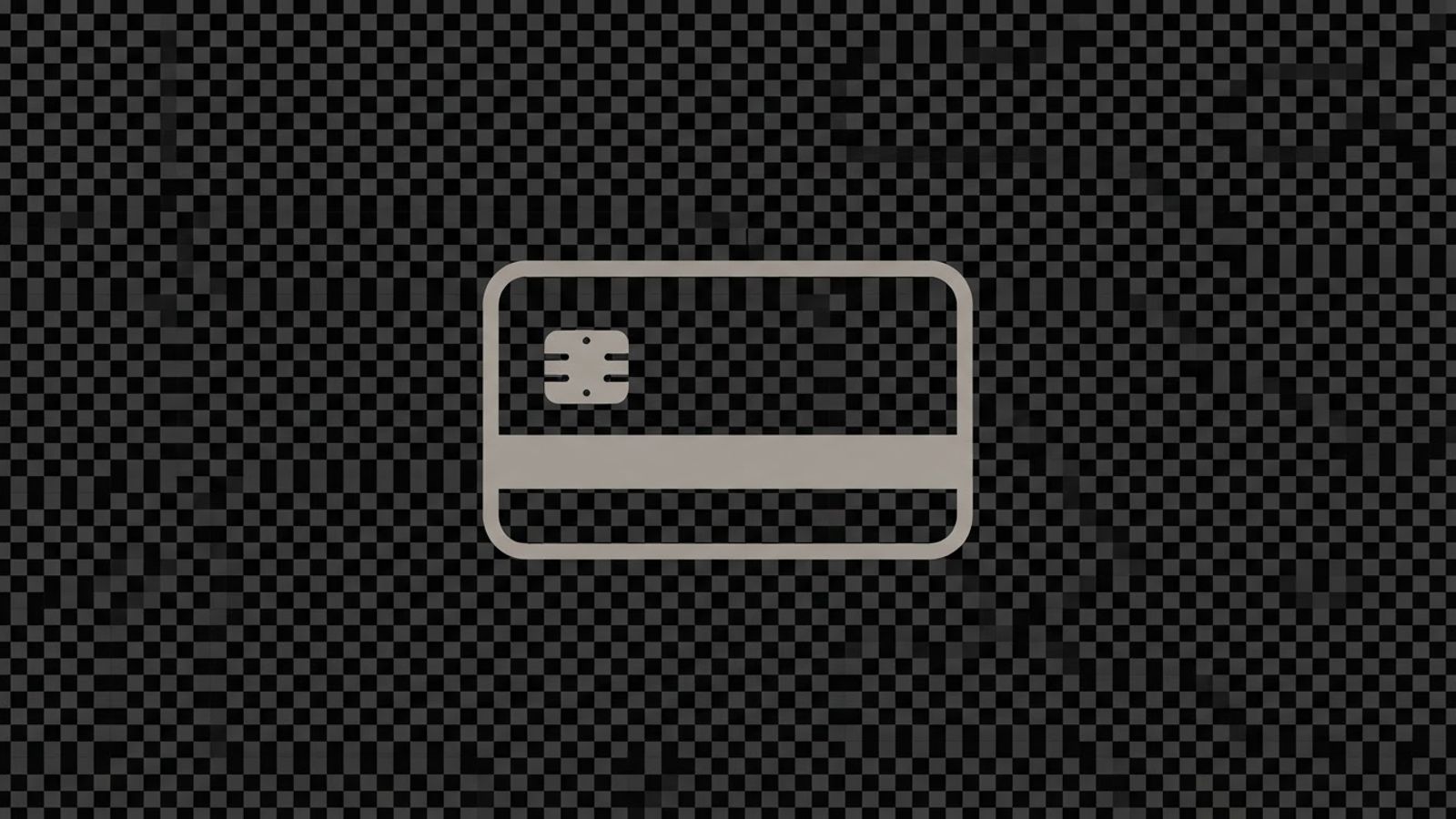 Bank card payment mark for accepted methods